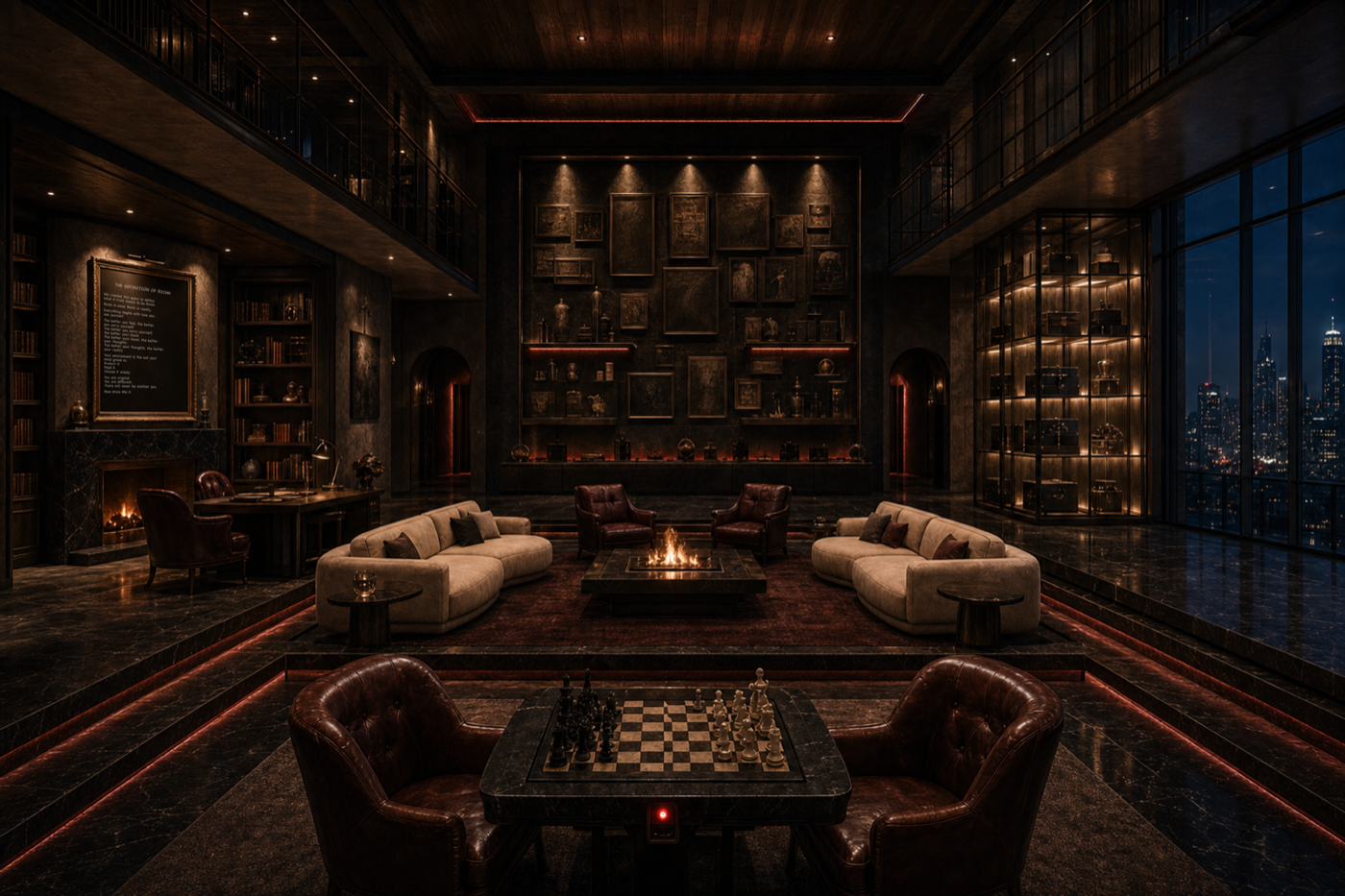 The Lounge decorated product presentation